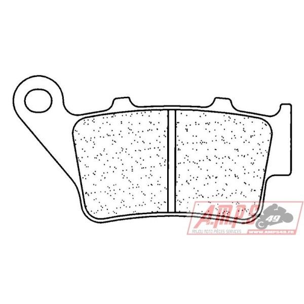 BRAKE PAD 2353 X59 REAR