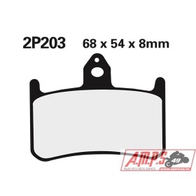Plaquette de frein Nissin 2P203NS semi-metallique