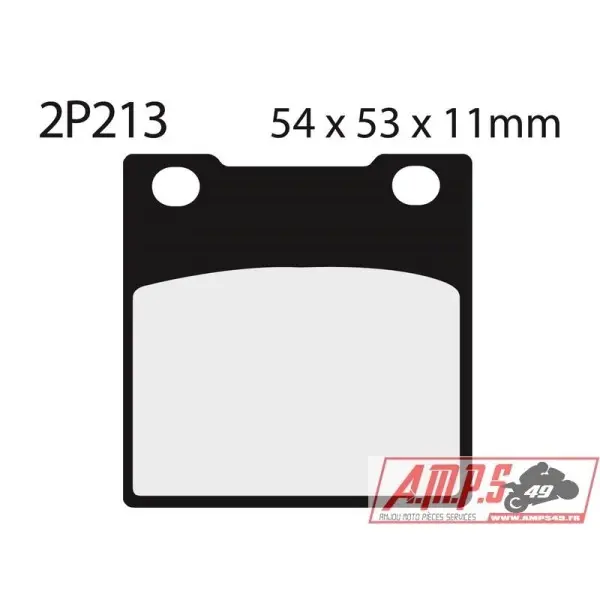 Plaquettes de frein NISSIN route /Off-Road métal fritté - 2P-213ST