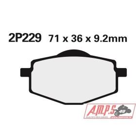 Plaquette de frein Nissin 2P229NS semi-metallique