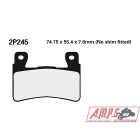 Plaquette de frein Nissin 2P245ST sinter