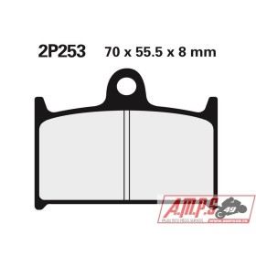 Plaquette de frein Nissin 2P253NS semi-metallique