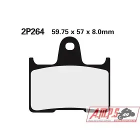 Plaquettes de frein NISSIN route /Off-Road métal fritté - 2P-264ST