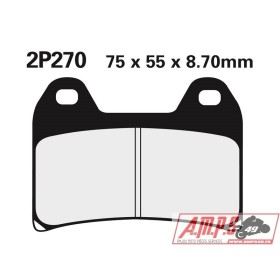 Plaquette de frein Nissin 2P270ST sinter