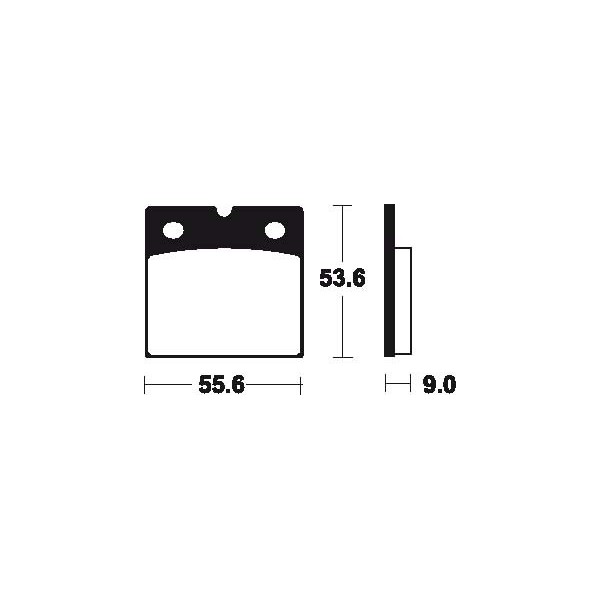 Plaquettes de frein Bendix MF06 Métal fritté