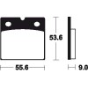 Plaquettes de frein Bendix MF06 Métal fritté