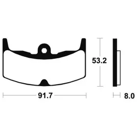 Plaquettes de frein Bendix MA52 Organique