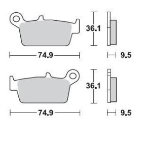 PLAQUETTES DE FREIN BRAKING 701CM46