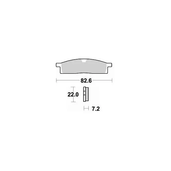 Plaquettes de frein BRAKING Off-Road/Quad métal fritté - 705CM44
