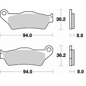 PLAQUETTES DE FREIN BRAKING 746CM44