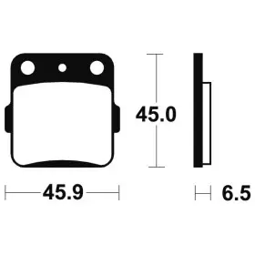 Plaquettes de frein Bendix MO84 Métal fritté