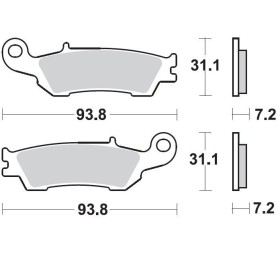 PLAQUETTES DE FREIN BRAKING 929CM44
