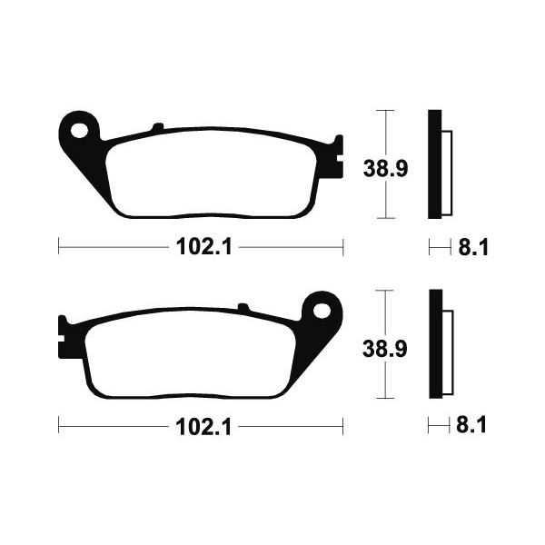 Plaquettes de frein Bendix MF127 Métal fritté