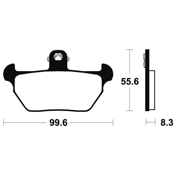 Plaquettes de frein Bendix MF144 Métal fritté