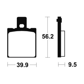 Plaquettes de frein Bendix MA146 Organique