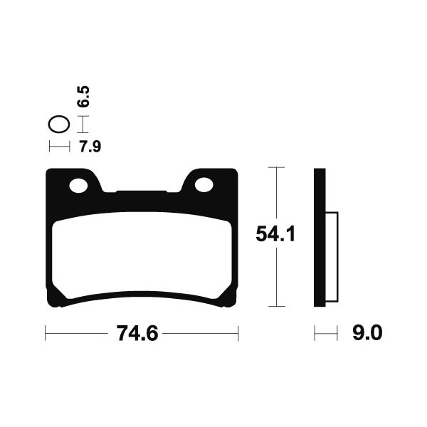 Plaquettes de frein Bendix MF165 Métal fritté