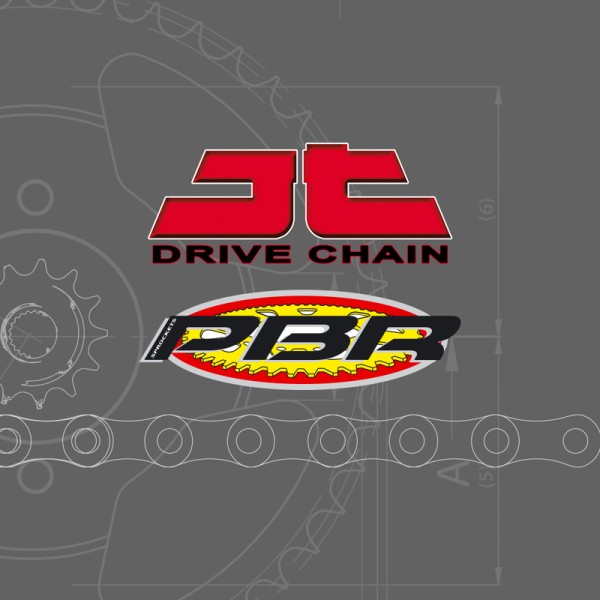 Kit chaîne JT/PBR 530Z3 17/47 super renforcé - couronne standard