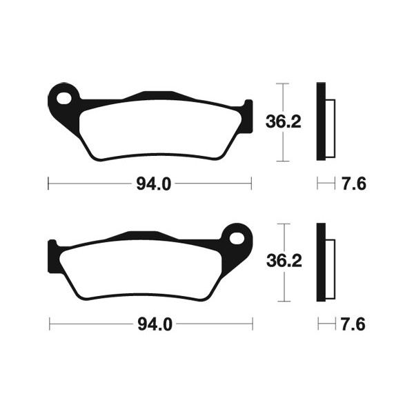 Plaquettes de frein Bendix MF171 Métal fritté