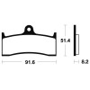 Plaquettes de frein Bendix MF176 Métal fritté