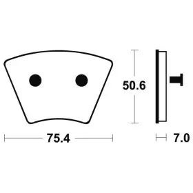 Plaquettes de frein Bendix MA179 Organique