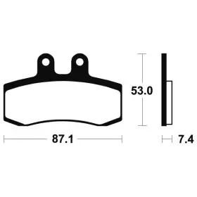 Plaquettes de frein Bendix MA181 Organique