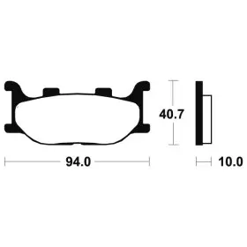 Plaquettes de frein Bendix MA191 Organique