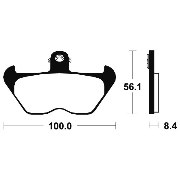 Plaquettes de frein Bendix MF203 Métal fritté