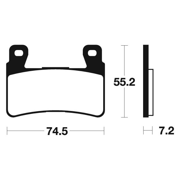 Plaquettes de frein Bendix MF234 Métal fritté