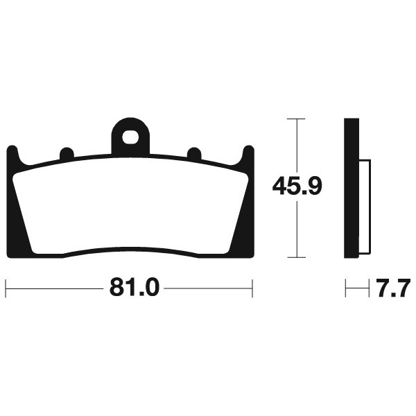 Plaquettes de frein Bendix MF243 Métal fritté