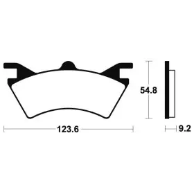 Plaquettes de frein Bendix MOR257 Métal fritté
