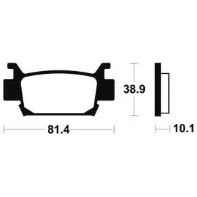 Plaquettes de frein Bendix MO329 Métal fritté