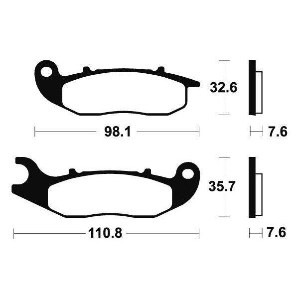 Plaquettes de frein Bendix MA359 Organique