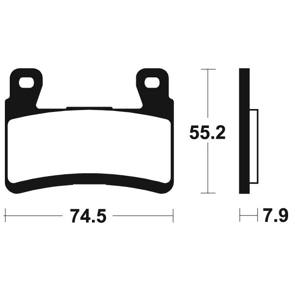 Plaquettes de frein Bendix MRR394 Métal fritté.