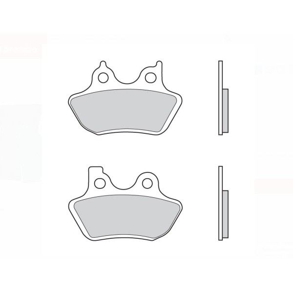 Plaquettes de frein Brembo 07HD16 SA métal fritté