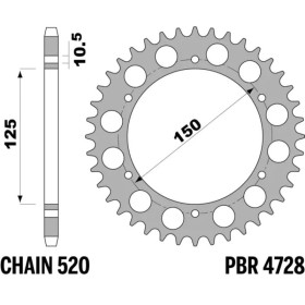 Couronne PBR acier standard 4728 - 520