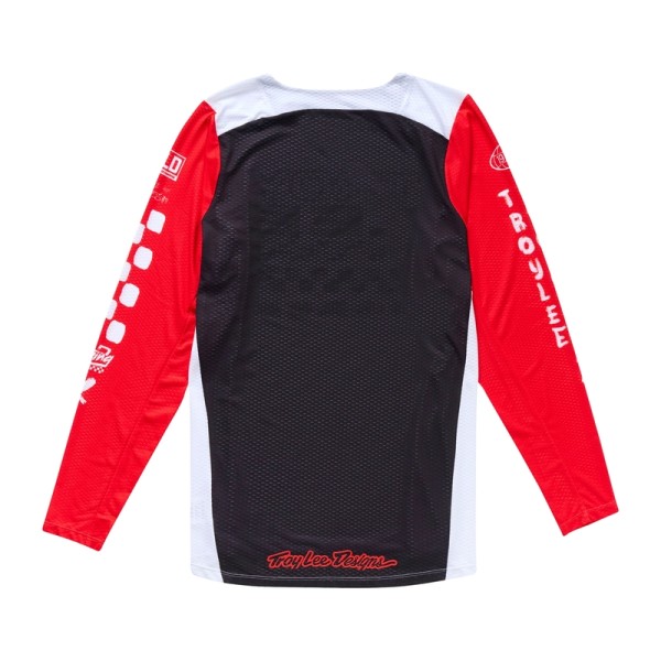 Maillot enfant TROY LEE DESIGNS GP Pro Standard - rouge/blanc/noir
