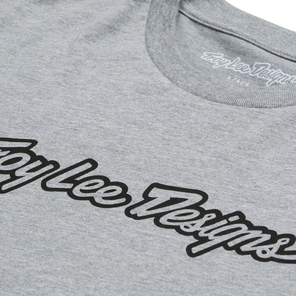T-Shirt TROY LEE DESIGNS Signature - Gray Heather