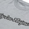 T-Shirt TROY LEE DESIGNS Signature - Gray Heather