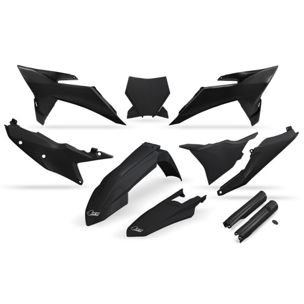 Kit plastiques UFO standard sans protections de fourche - noir