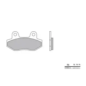Plaquettes de frein BREMBO Scooter carbone céramique - 07080CC