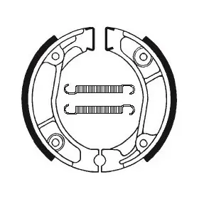 Machoires de frein Bendix BA013 Organique