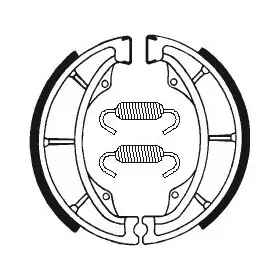 Mâchoires de frein TECNIUM Scooter/Street/Off-Road/Quad organique - BA014