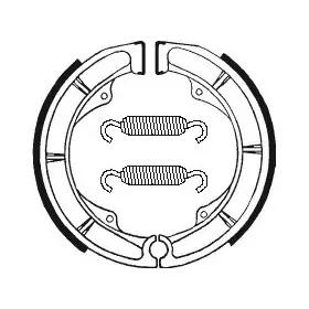 Machoires de frein Bendix BA018 Organique