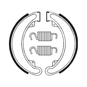 Mâchoires de frein TECNIUM Street/Quad organique - BA024