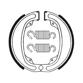 Machoires de frein Bendix BA031 Organique