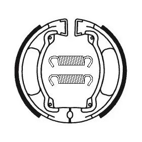Machoires de frein Bendix BA032 Organique
