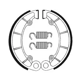 Machoires de frein Bendix BA046 Organique