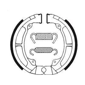 Machoires de frein Bendix BA056 Organique