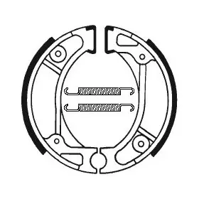 Machoires de frein Bendix BA057 Organique