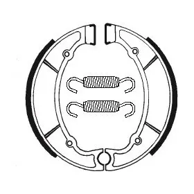 Machoires de frein Bendix BA064 Organique